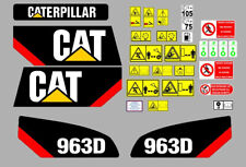 decalcomanie compatibili per Caterpillar 963 d 2 adesivi kit Completo