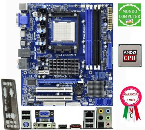 Scheda madre socket 939 asrock - scheda,