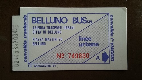 Belluno bus biglietto - bus,