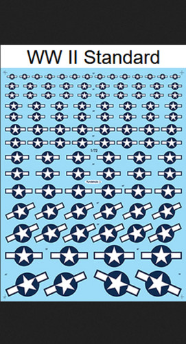 Fundekals scale stars and - fundekals, 1/72