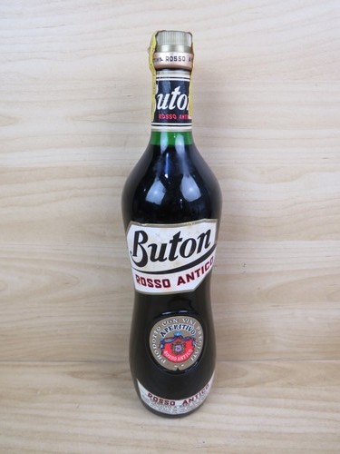 Vecchia bottiglia vermouth - bottiglia,