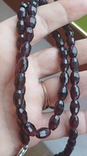 Collana perle granato