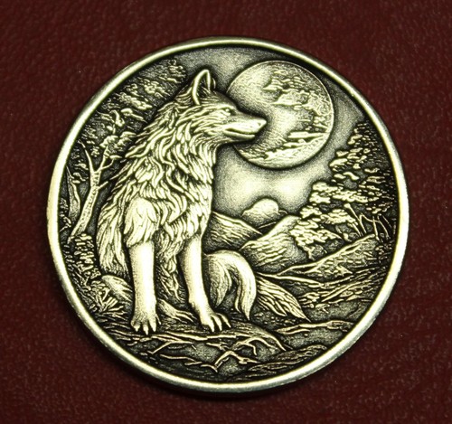 Hobo nickel wolf moon - wolf, vero