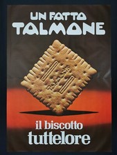TALMONE poster manifesto Biscotto Biscuit Frollino Torino I9