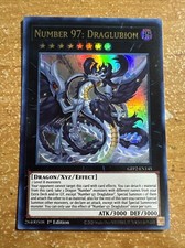 🔥 YUGIOH Numero 97: Draglubion GFP2-EN145 Ultra Rara NM 1° EDIZIONE