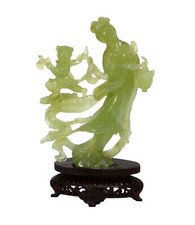 Antique Jade Statue Early