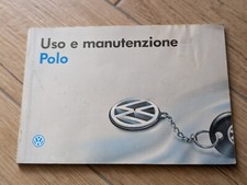 VOLKSWAGEN VW POLO 1995 MANUALE ISTRUZIONI LIBRETTO USO MANUTENZIONE UTENTE ITA