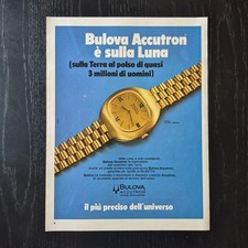 1970 Bulova Accutron - Original AD Advertising Pubblicità Vintage