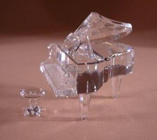 PIANOFORTE A CODA CRISTALLO SWAROVSKI CON SGABELLO 174506 COME NUOVO IMBALLATO RITIRATO RARO