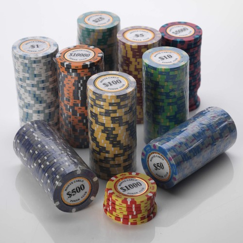 Poker chips 14g monte carlo - poker,