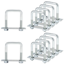 ® Confezione Da 10 Staffe Di Ancoraggio M12 800 Dan in Acciaio Zincato - per Rim