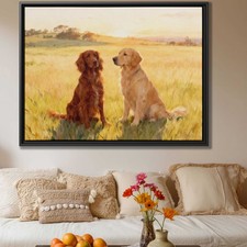 Dipinto olio cane arte