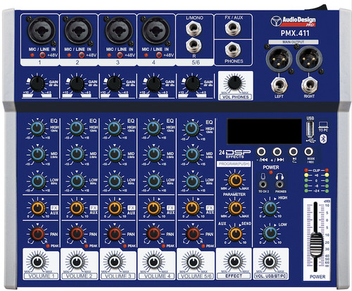 Mixer audio design pmx 411 - mixer,