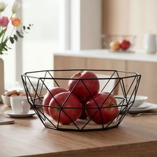 Cestino metallo nero 26x12 cm