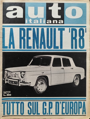 Auto italiana 1962 - italiana, renault