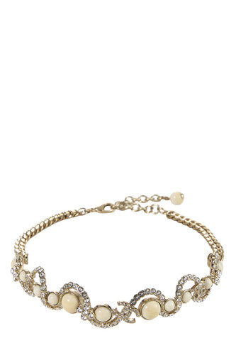Chanel gold crystal - gold,