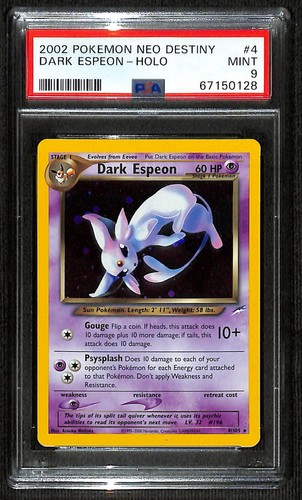 Pokemon 2002 dark espeon holo - 2002,