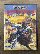 Sunset Riders Sega Genesis SOLO SCATOLA Autentica