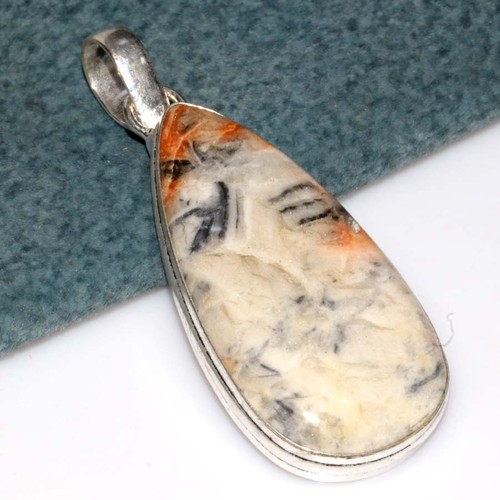 Ciondolo celestobarite argento - ciondolo,