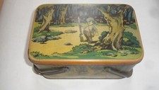 SCATOLA LATTA "FIDASS" TIN BOX cestino porta merende WALT DISNEY anni 50/60