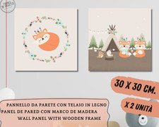 SET x 2 Quadri bambini 30x30