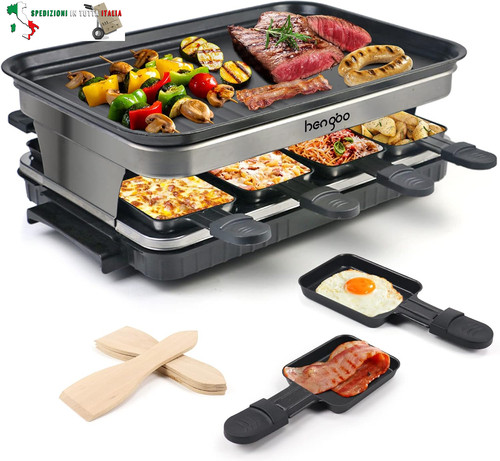 Raclette persone piastra - raclette, 8