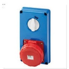 GEWISS PRESA FISSA VERTICALE IP67 SENZA FONDO 2P+T 16A 230V GW66304N