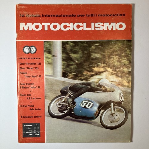 Rivista motociclismo ottobre - rivista,