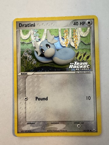 Pokemon english card dratini - english,