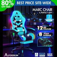 ALFORDSON Sedia Gaming con 12