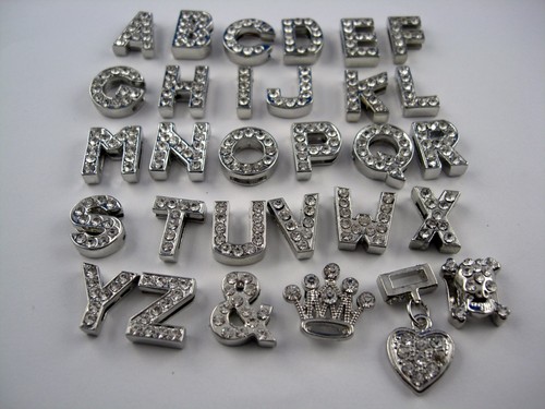 Strass lettera - un,