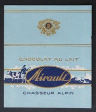 Etichetta francese CHOCOLAT