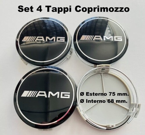 Tappi coprimozzo mercedes - 4,
