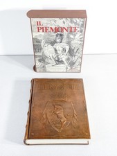 ⚜️ LIBRO COLLEZIONE PIEMONTE EDITALIA 1981 CUOIO SBALZATO ED. LIMITATA NUMERATO