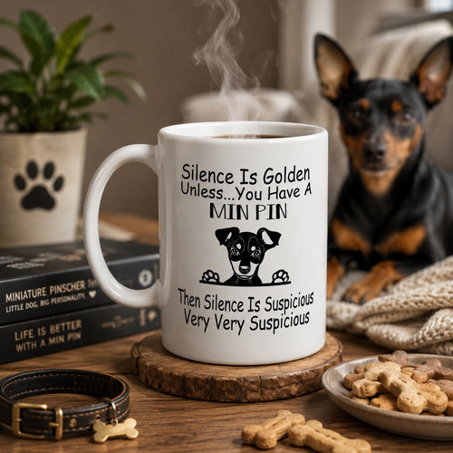 Miniature pinscher mug min pin - pinscher,