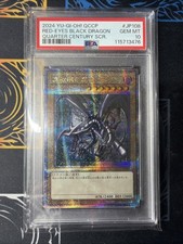 Psa10 red eyes - yu-gi-oh,