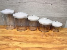 FoodSaver Set Contenitori Bidone Guarnizione Sottovuoto Lumaca 80/70/50/50/25 Oz - Set 5 Pezzi