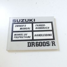 Suzuki DR 600 S R Manuale di