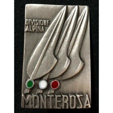 Distintivo Divisione Alpina Monterosa WW2 Italia 