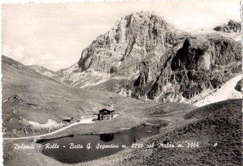 Cartolina dolomiti rolle baita - cartolina,