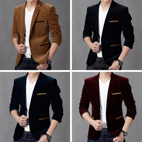 Giacca blazer corduroy da - corduroy,