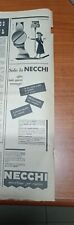 Pubblicita'  Vintage Originale anni '50 :MACCHINE DA CUCIRE NECCHI