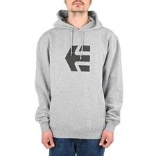 Felpa Con Cappuccio Etnies Classic Icon - Grigio/Nero