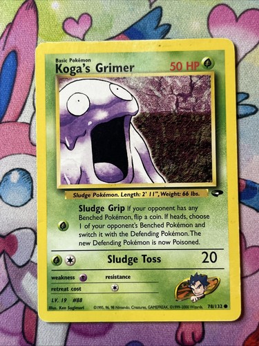 Pokemon tcg koga - grimer, gym