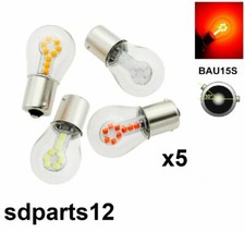 5 Lampadine BAU15s Rosso 150°