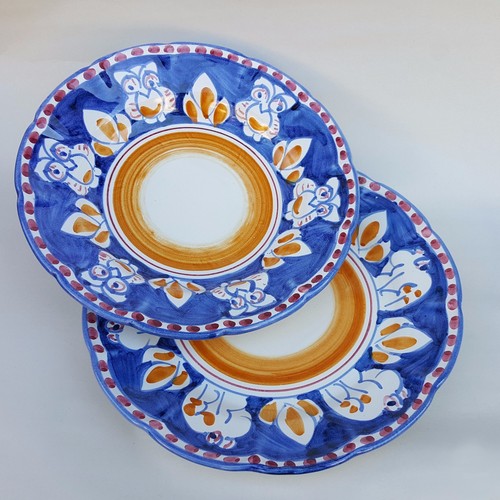Coppia piatti ceramica - di, in