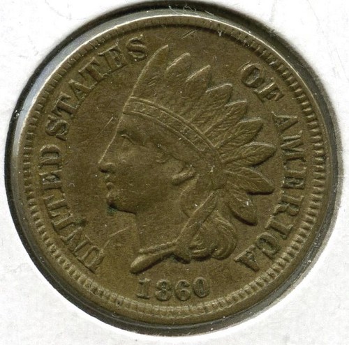 1860 cent penny - 1860,