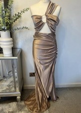 Maxi abito in raso di qualità