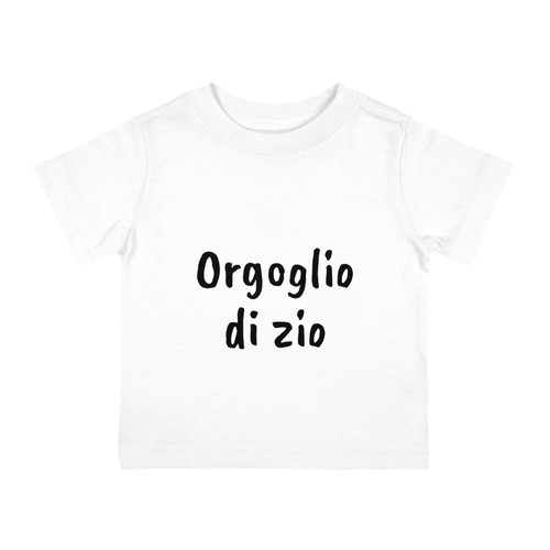 Maglietta orgoglio zio - di, zio"