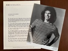PAT METHENY 1983 REJOICING PRESS RELEASE 2 PAGINE FOTOGRAFIA USA PROMO JAZZ